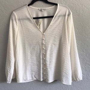 Cream blouse NWT
